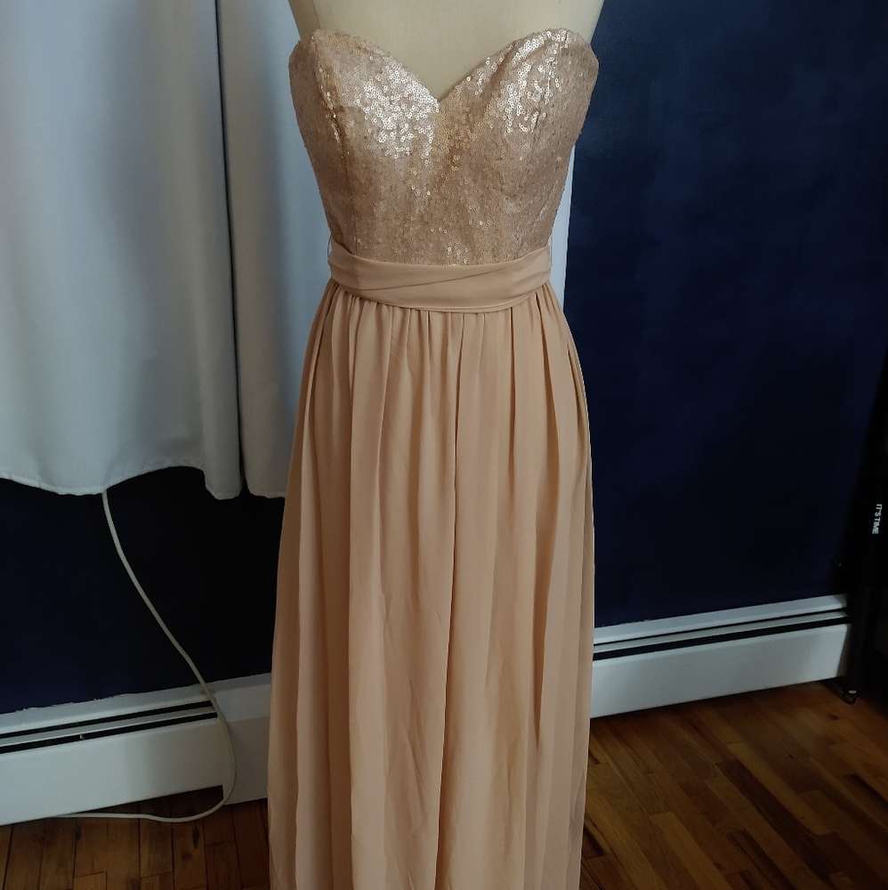 Brand New strapless gown
